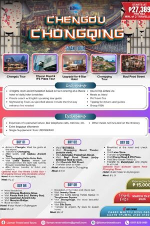 Chengdu-Chongqing Tour