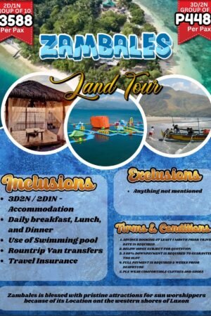 3D2N | 2D1N: Zambales, Philippines Land Tour