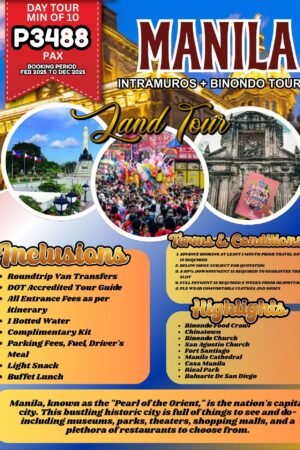 DAY TOUR Manila, Philippines Land Tour