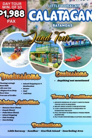 Day Tour to Little Boracay in Calatagan, Batangas (Philippines) Land Tour